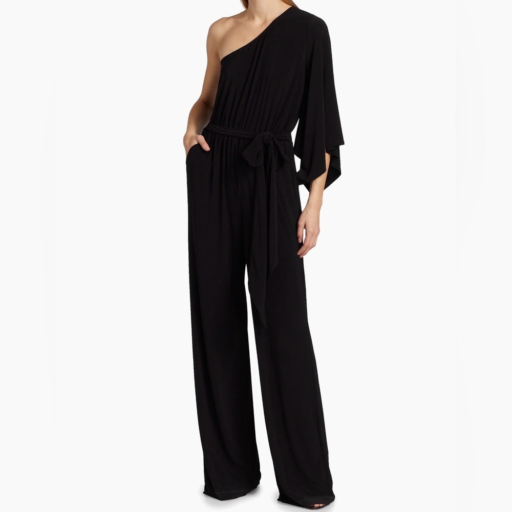 Ramy Brook Black Wide-Leg Jumpsuit - Picture 7 of 11
